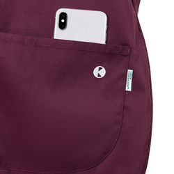 (6 Stuks) KARLOWSKY | Koksoverhemd Essential - Aubergine - maat: 3XL