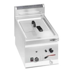 Gasfriteuse - 8 liter - 6,6 kW - mechanische bediening - met aftapkraan