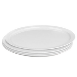 (24 stuks) Polycarbonaat pizzabord - Ø 320mm