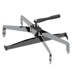 Commercial Saladette Prep Counter - 1210x700mm - with 4 Drawers - for 9x GN 1/6 - incl. Glass sneeze guard, Crêpe maker & Batter spreader