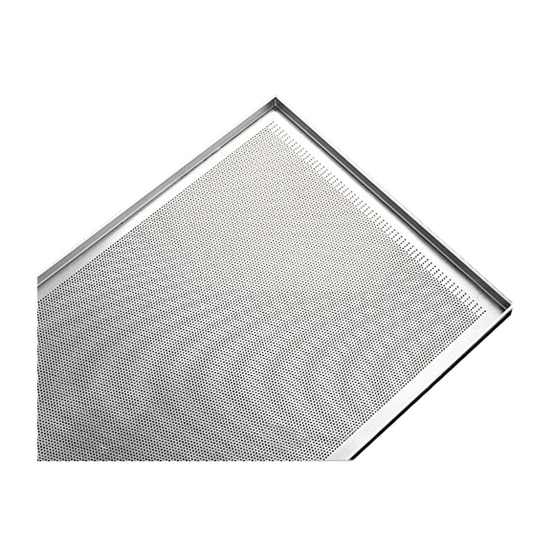 Baking Tray - Aluminium - EN 600x400 - silicone coated - perforated