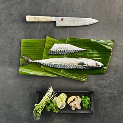 MIYABI | 5000 MCD Gyuto Chef's Knife 240 mm – Masur Birch - Made in Japan - Flower-Damascus