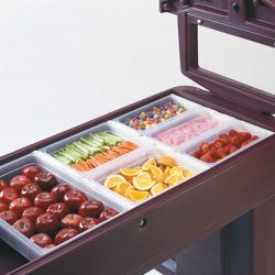 (6 pieces) CAMBRO | Gastronorm Container - 1/3 - Polypropylene - Translucent - 100 mm