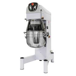 Επαγγελματικό μίξερ ζαχαροπλαστικής - 60 l - 2,20 kW - με 3 εξαρτήματα (γάντζος, σύρμα, φτυάρι) - 3 ταχυτήτων - επιδαπέδιο
