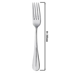 (12 pièces) Fourchette de table Milo - 20,5 cm