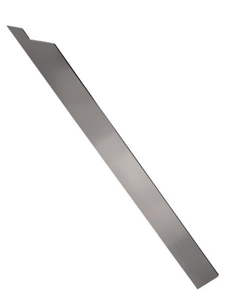 Verga de ligação para chapas grelhadoras Lorenzo 600 - 500x10x50mm - Aço inoxidável AISI 304