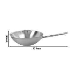 DEMEYERE | APOLLO 7 - Wok a fondo piatto - Ø 260mm - Acciaio inox