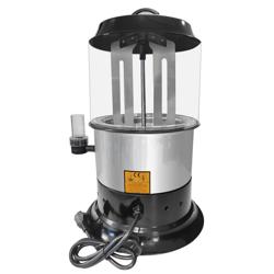 Distribuitor de ciocolată caldă - 9 litri - 1,1 kW Negru/Argintiu