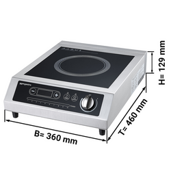 (2 peças) fogão de indução - 3,5 kW