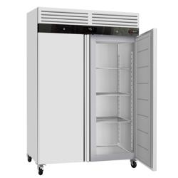 Armoire réfrigérée positive en acier inoxydable ECO – GN 2/1 – 1400 litres – avec 2 portes en inox – intérieur de la porte en plastique