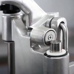 Cortador de legumes elétrico compacto Profissional - 735W - inclui 4 discos (corte e ralar) - Aço inoxidável - Tampa basculante