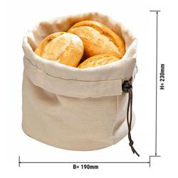 Sac à pain chauffant - 190x190mm - Beige