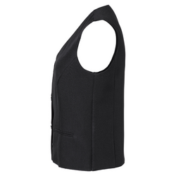 (6 stuks) KARLOWSKY | Dames Vest Basic - Zwart - Maat: L