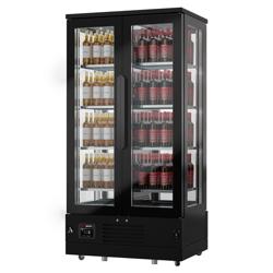 Şarap Dolabı - Paslanmaz Çelik - tek bölgeli - 450L - en fazla 128 şişe