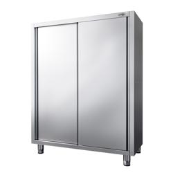 Tabak çanak dolabı PREMIUM - 1400x700 mm - 2 sürgü kapı - Yükseklik: 1800 mm