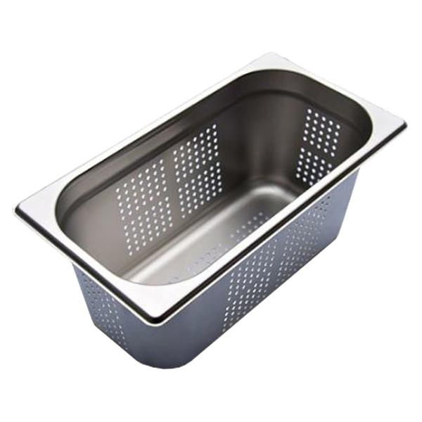 Contenitore GN in acciaio inox 1/3 - forato - Altezza: 150 mm