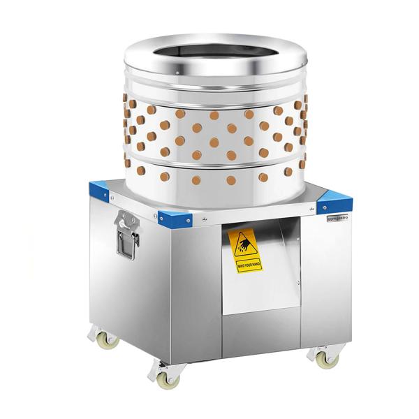 (154 doigts) Plumeuse à volaille professionnelle - électrique - Tambour Ø 60,0cm