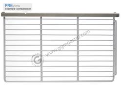 Οδηγοί/ράγες GN - 28x563x26 mm - INOX, υψηλή αντοχή, εύκολη τοποθέτηση - περιλαμβάνει: 1 ζεύγος (αριστερά & δεξιά) - για ψυγεία-πάγκους KTS, GTS, ZBS7 - συμβατό με KTS, GTS & ZBS7