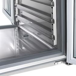 Mesa fria de pastelaria Série EN 600x400 PREMIUM PLUS - 1618x800mm - 400L - 4 portas de vidro - 0 a +6°C