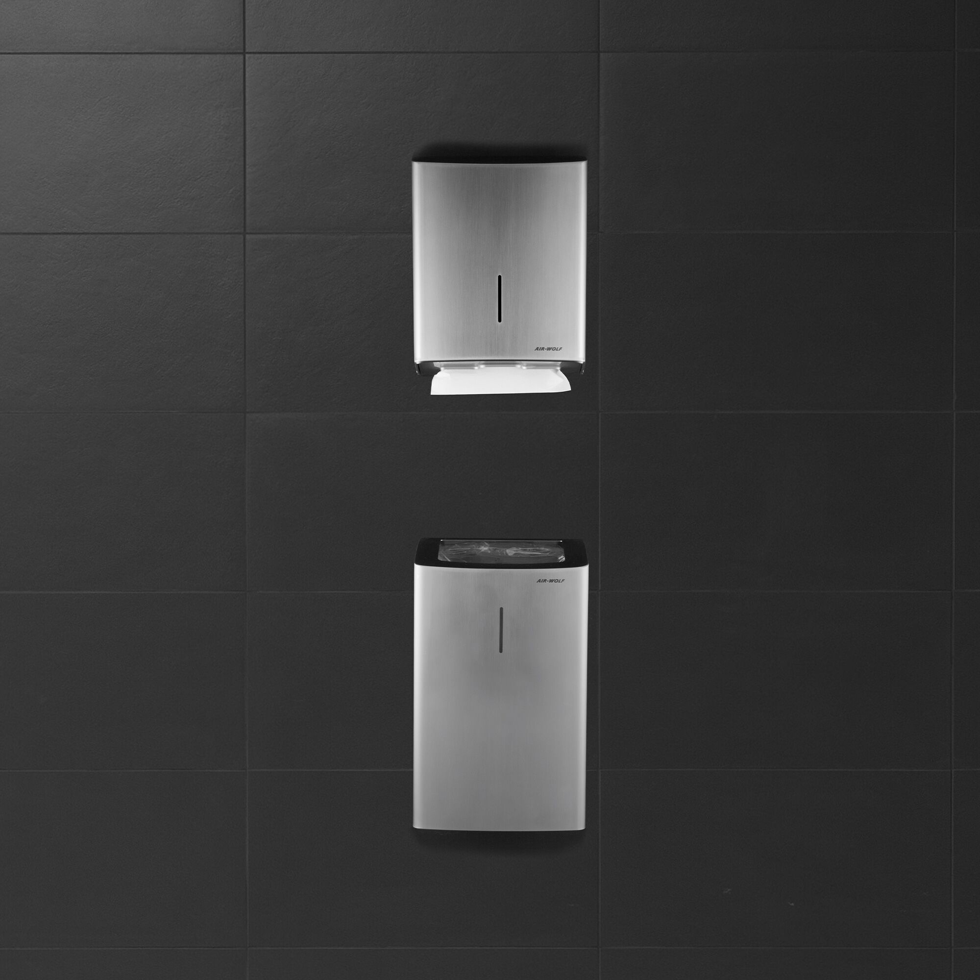 AIR-WOLF | Poubelle – 25 L – en inox