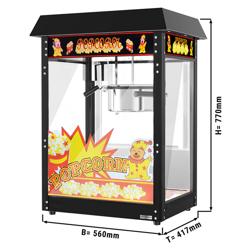 Máquina de palomitas de maíz - 5 kg / h - con 1 hervidor