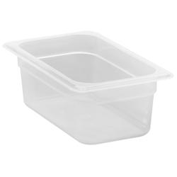(6 pezzi) CAMBRO | Contenitore GN 1/4 in polipropilene - semi-trasparente - Altezza: 100 mm