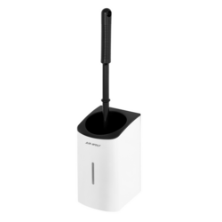 AIR-WOLF | WC borstelhouder - open top - Roestvrij staal Wit