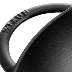STAUB | SPECIALITIES - Wok con coperchio in vetro - Ø 370mm - Ghisa - Nero