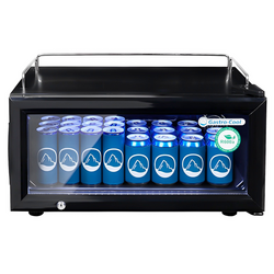 GASTRO-COOL | Koelkast met glazen deur - 25 liter - 1 glazen deur - Zwart