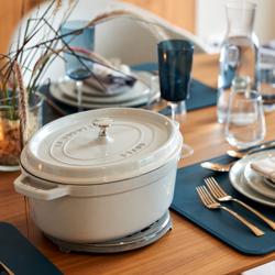 STAUB | LA COCOTTE - Cocotte - oval - 270mm - Gusseisen - Weisser Trüffel