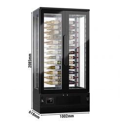 Panorama-viinijääkaappi - 1 lämpötila - 450 L - max. 104 pulloa