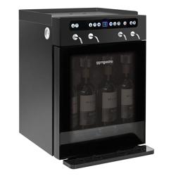 Distributeur de vin - 1 zone climatique - réfrigéré - pour 4 bouteilles de vin	