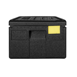 CAMBRO | CAM GOBOX® Toploader pizzásdoboz - 350x350x255mm - fekete