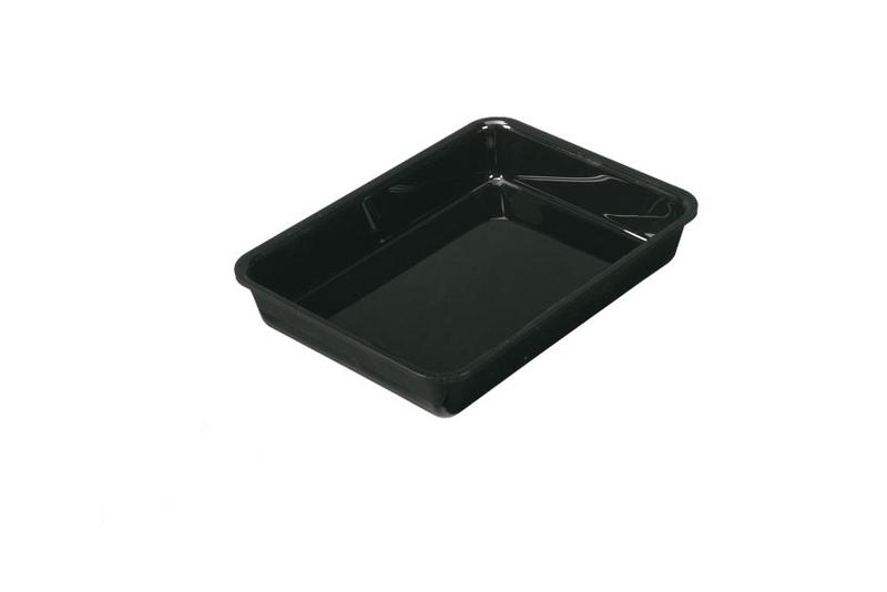 Dikdörtgen sunum kasesi - GN 1/2 - 265x325x50mm - Siyah