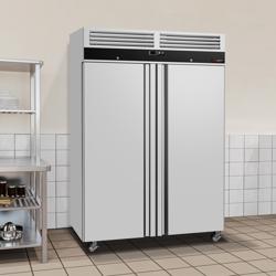 Refrigerator Stainless Steel ECO - GN 2/1 - 1400 litres -  with 2 doors 