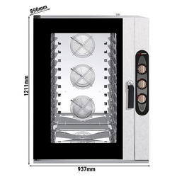 Combisteamer - Handmatig - 12x GN 1/1	 