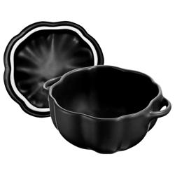 STAUB | CERAMIQUE - Cocotte Set - 4 komada - Oblik bundeve - Ø 150 mm - Keramika - Crna boja 