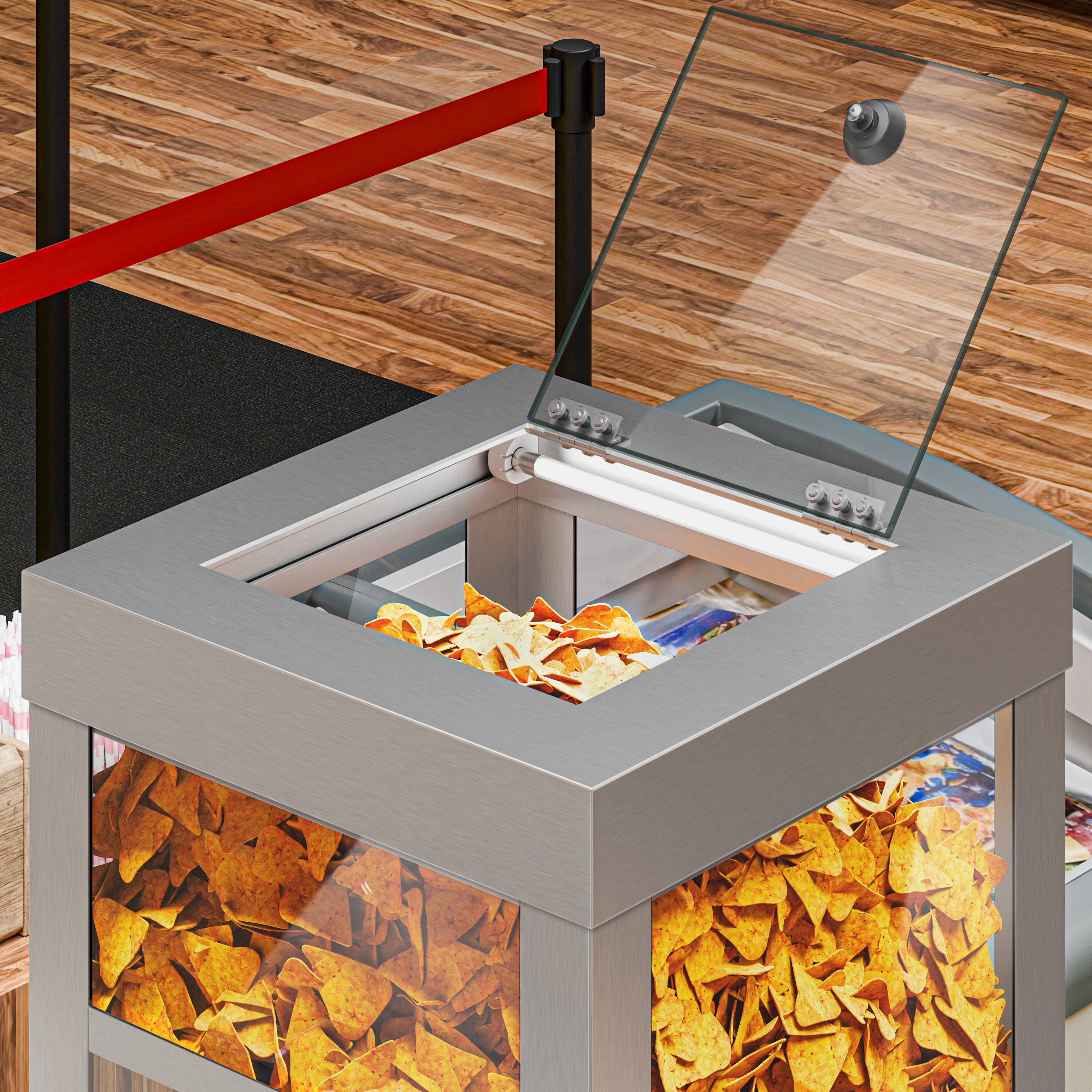 Chauffe-nachos - 300W - Acier inoxydable