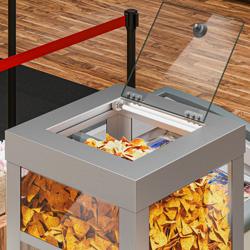 Nacho warmer - 300W - RVS