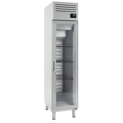 Commercial Refrigerator Stainless Steel PREMIUM – GN 1/1 – 325L – R290 – +2° to +6°C – 1 glass door