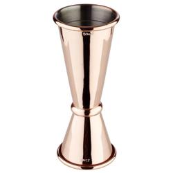 (6 pezzi) Misurino da bar - Acciaio inox - 25cl e 50cl - Con segno di riempimento a 15cl e 35cl
