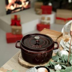 STAUB | LA COCOTTE – Cocotte – Ø 280 mm – żeliwo – kolor grenadynowy