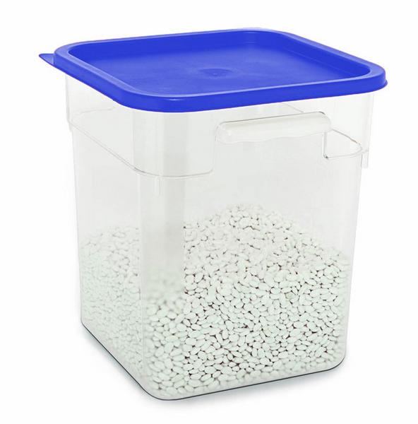 Commercial Food Container with Lid - Polycarbonate - Clear – 290×300×329 mm – Dishwasher Safe