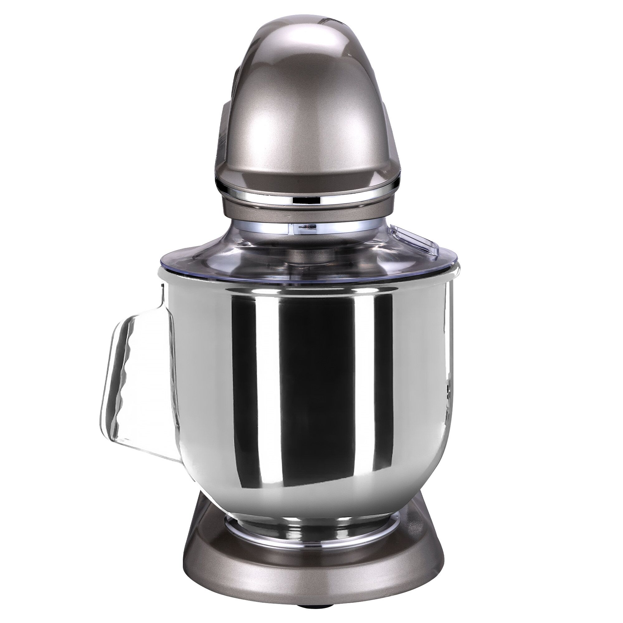 Batteur-mélangeur planétaire professionnel - 7L - 350W - incl. 3 outils - Graugold