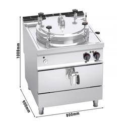 Elettrica Pentola con autoclave - 150l - 18kW - Riscaldamento indiretto - con allacciamento idrico