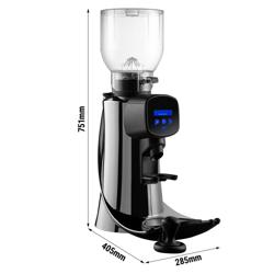 Kaffekvarn - Bönbehållare 2 kg - Hölje i aluminium