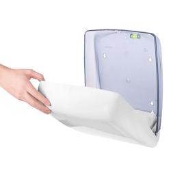 AIR-WOLF | Kağıt havlu dispenseri - 750 havlu için - ABS plastik - Beyaz