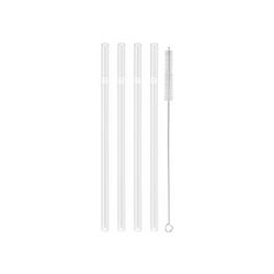 ZWILLING | Sorrento Glass Straw Set – 4x straws + brush - borosilicate - hot & cold
