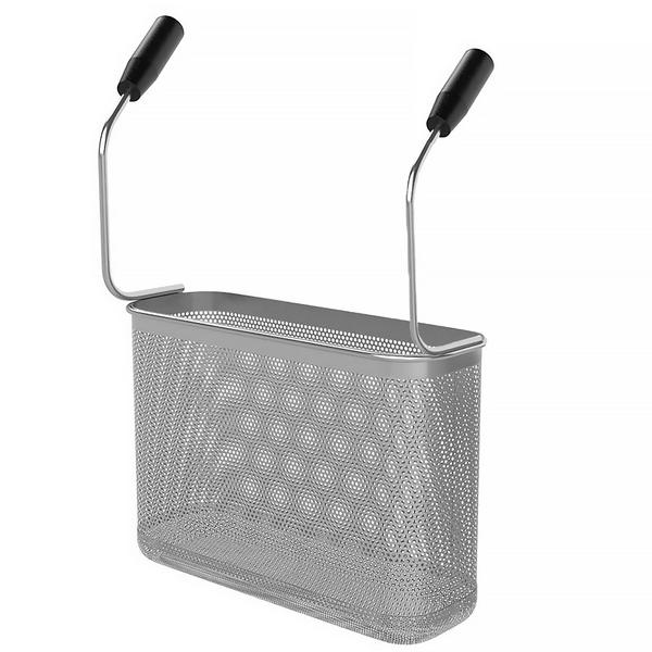1/3 Panier à pâtes - 290x105x200mm - 0,8kg - Inox AISI 304 - GN 1/3 - avec 2 poignées - Série 700