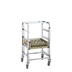 Візок для посуду з нержавіючої сталі - на 4 кошиків